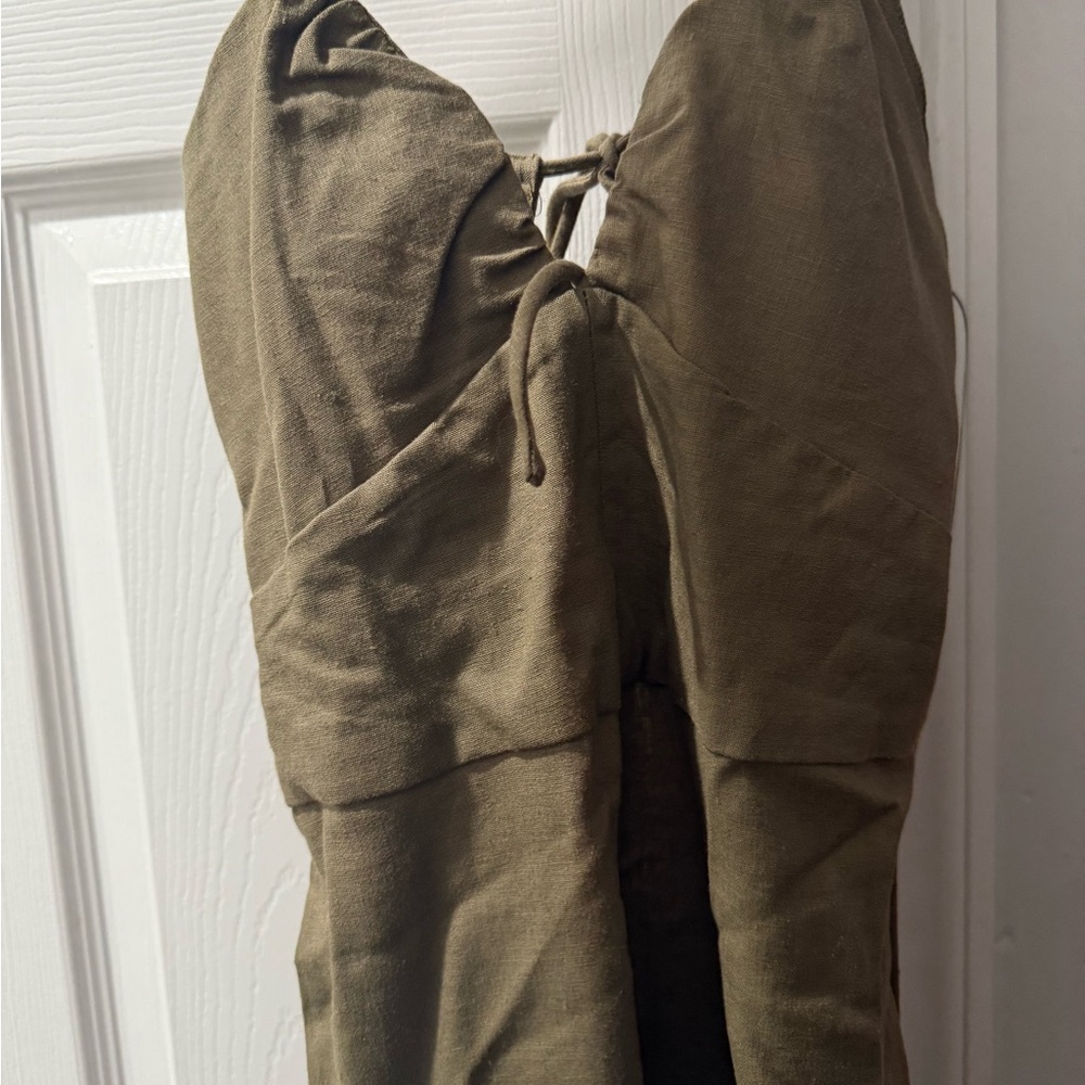 Zara Olive Green Dress